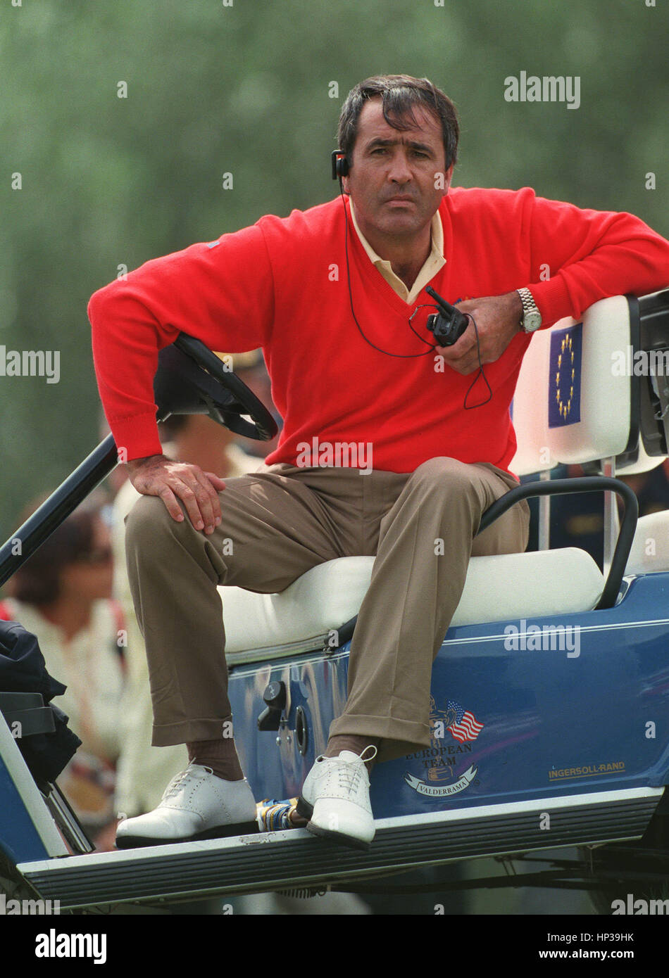 SEVE Ballesteros Valderrama, capitaine de la Ryder Cup 28 Septembre 1997 Banque D'Images