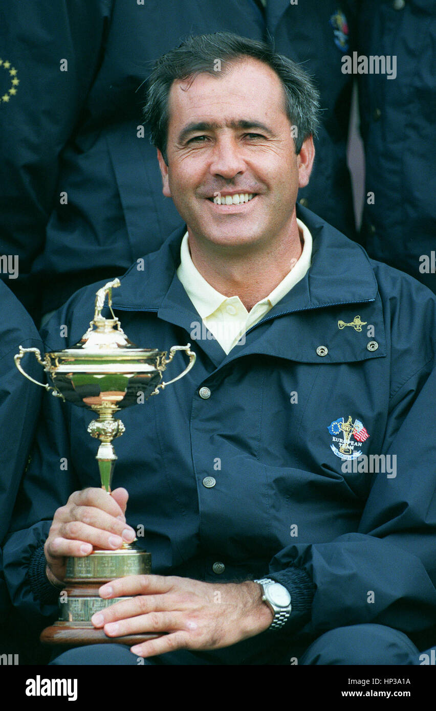 SEVE Ballesteros Valderrama, capitaine de la Ryder Cup 29 Septembre 1997 Banque D'Images