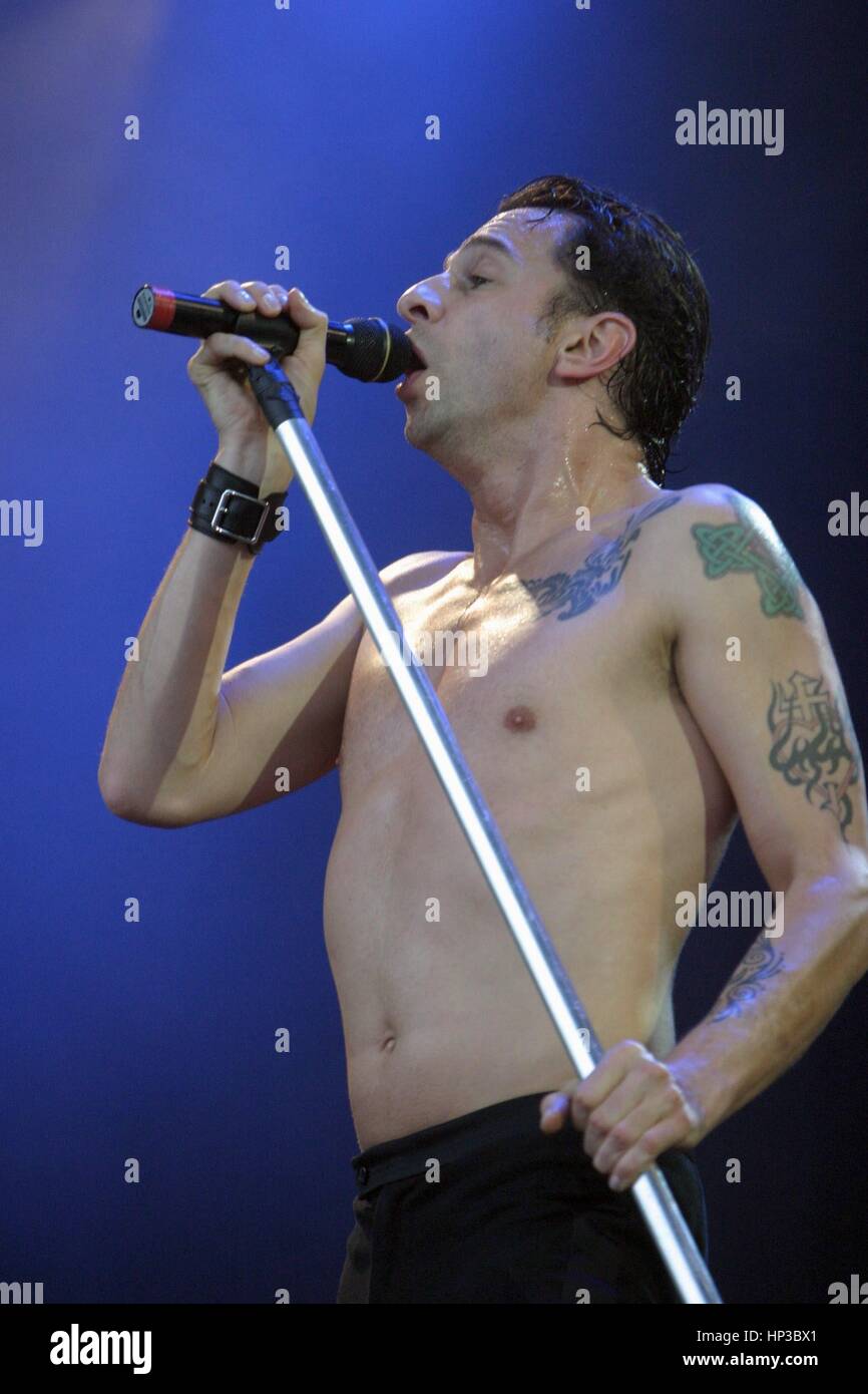 Dave Gahan, Depeche Mode Banque D'Images