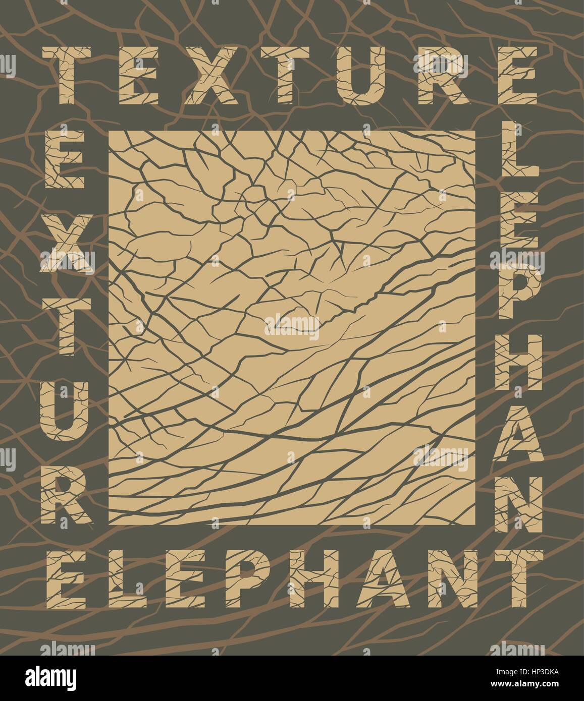 La texture de la peau de l'éléphant d'illustration vectorielle Illustration de Vecteur
