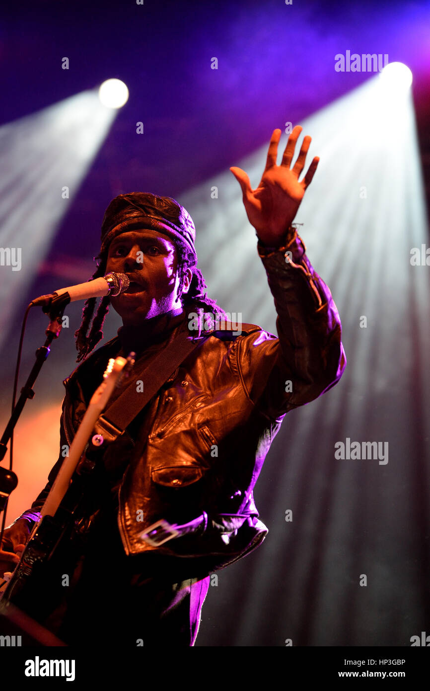 BARCELONA - 30 MAI : Devonte Hynes Dev, également connu sous le nom d'Orange Sanguine et anciennement Lightspeed Champion, effectue par Heineken Primavera Sound Festival 2014 Banque D'Images