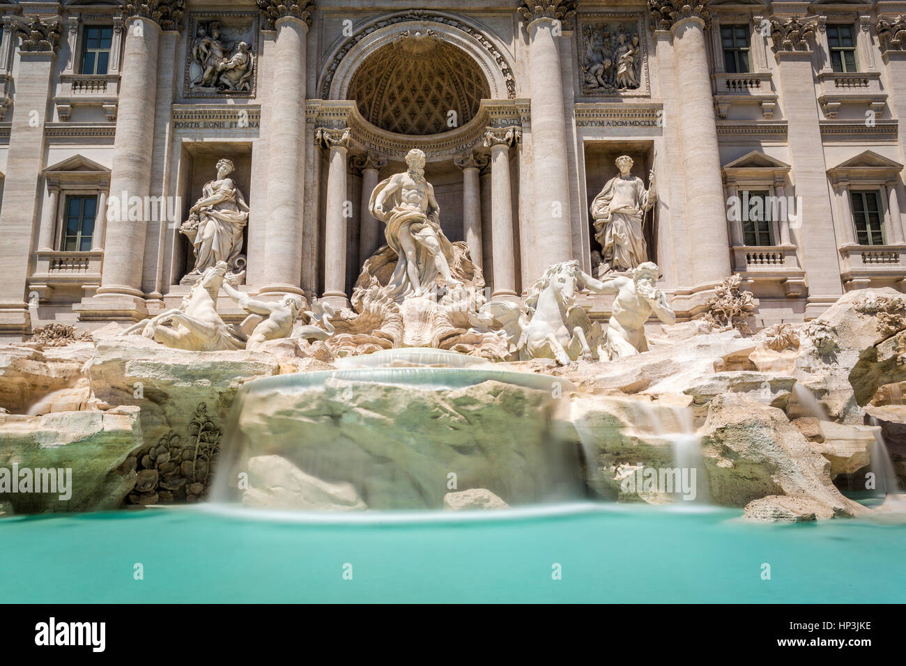Fontaine de Trevi, Piazza di Spagna, monument, Rome, Latium, Italie Banque D'Images