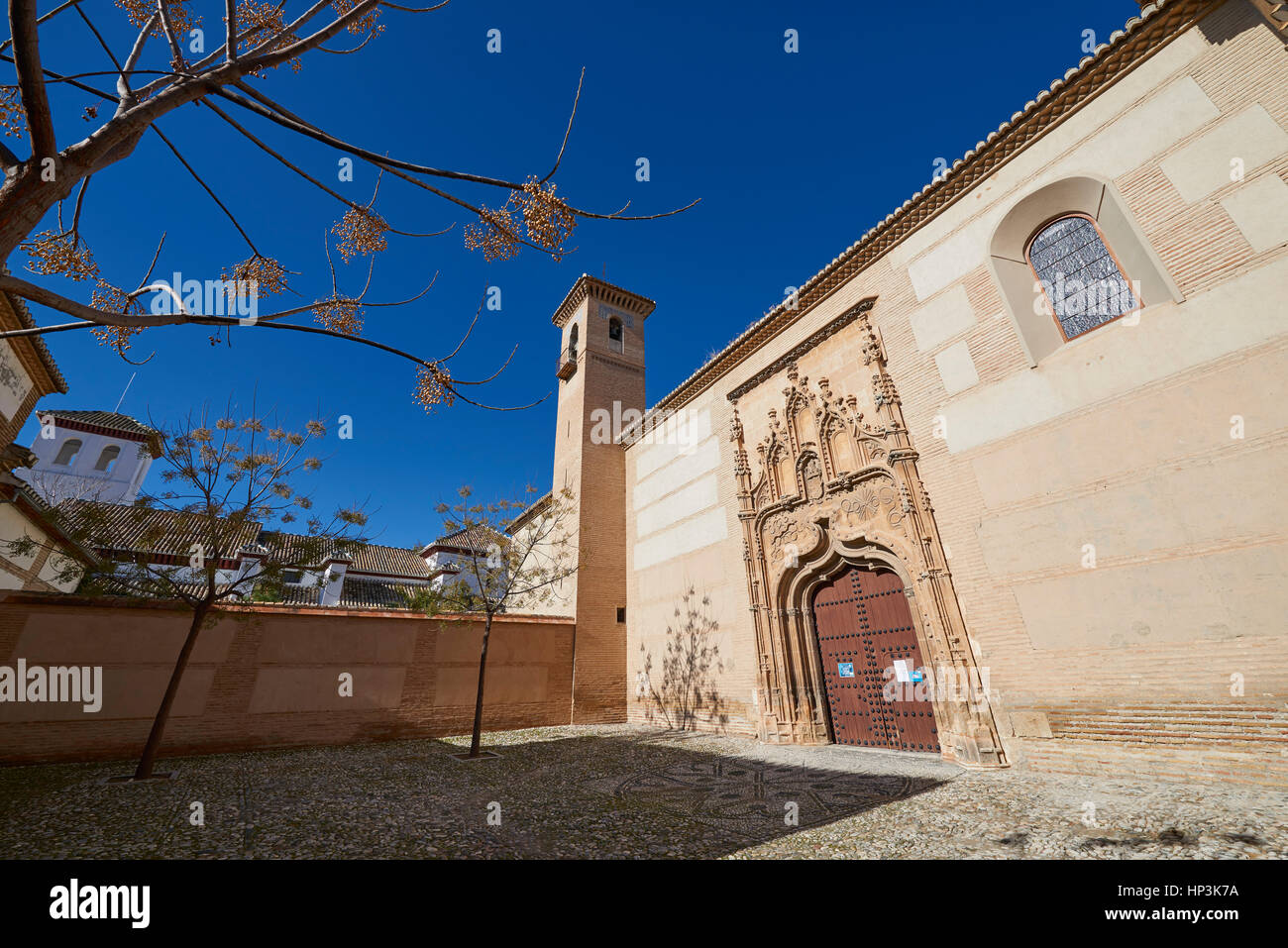 Monasterio Santa Isabel la Real, Grenade, Andalousie, Espagne, Europe Banque D'Images