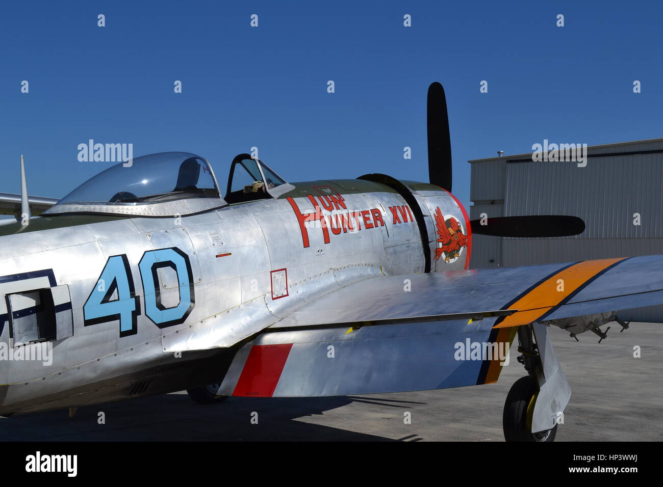 Republic Aviation P-47D Thunderbolt , WW2 fighter Banque D'Images