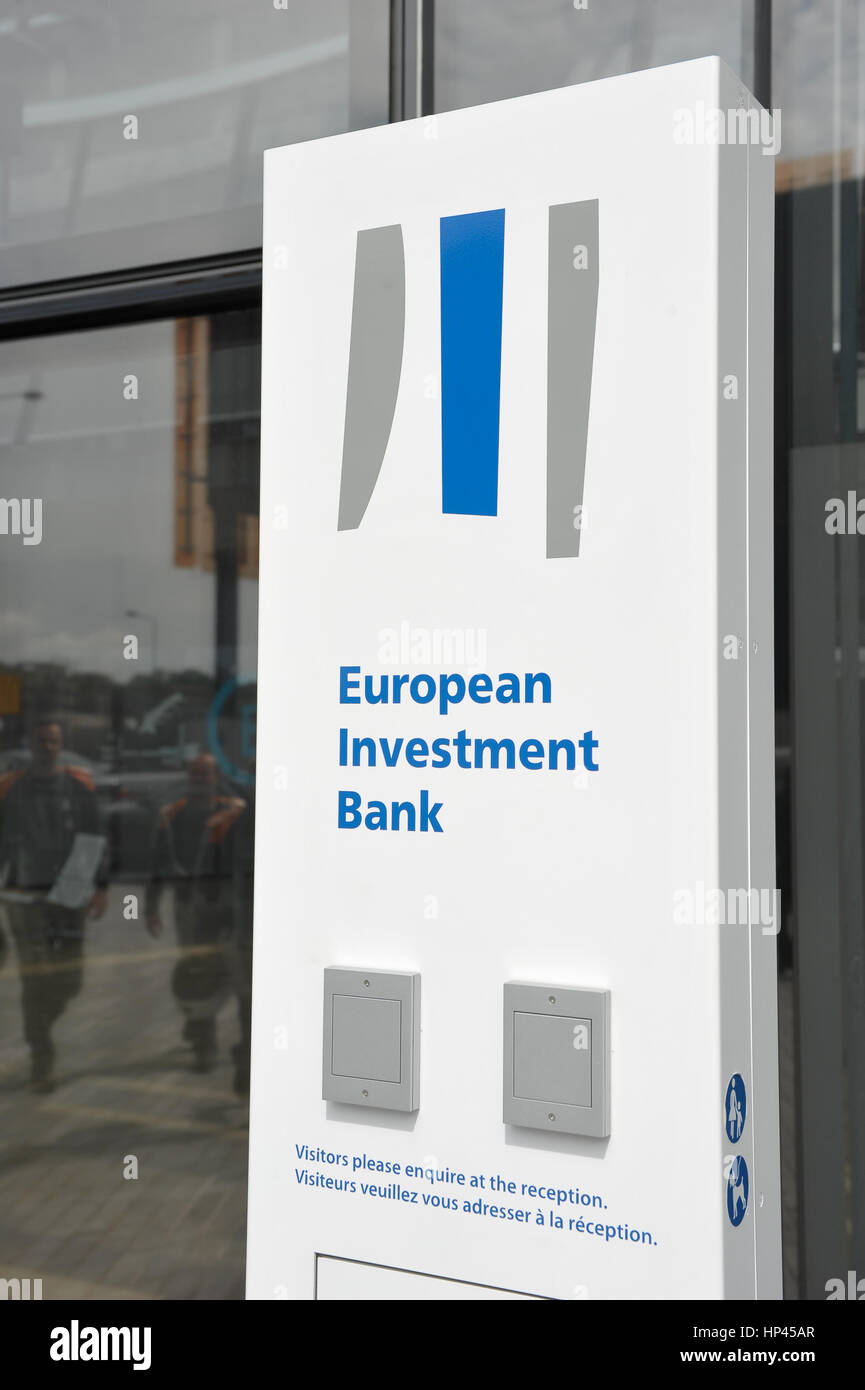 Luxembourg 10.06.2011. Vue de la Banque européenne d'investissement à Luxembourg Kirchberg Banque D'Images