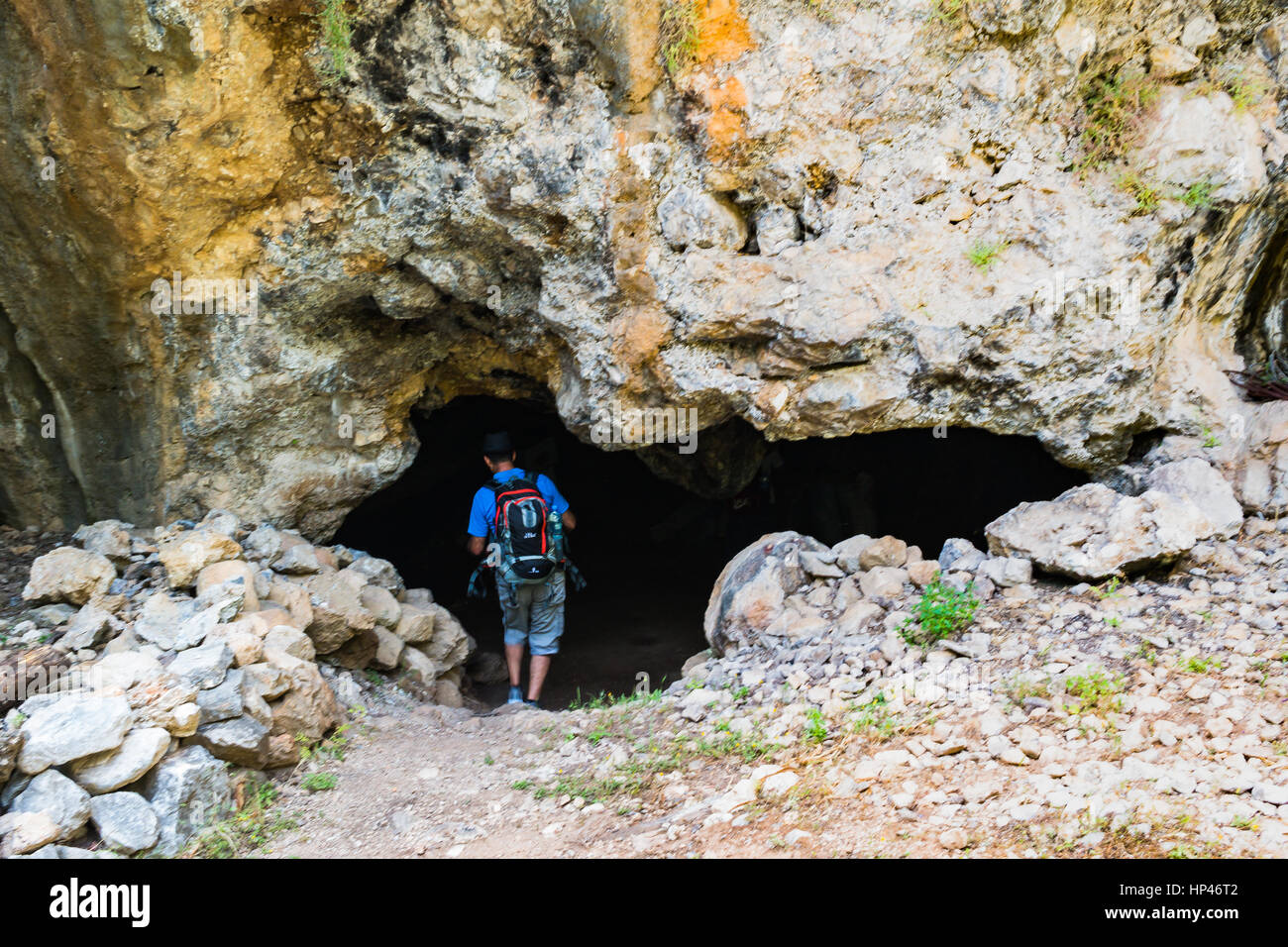 Cave,cave explorer, magara magara, kesif Banque D'Images
