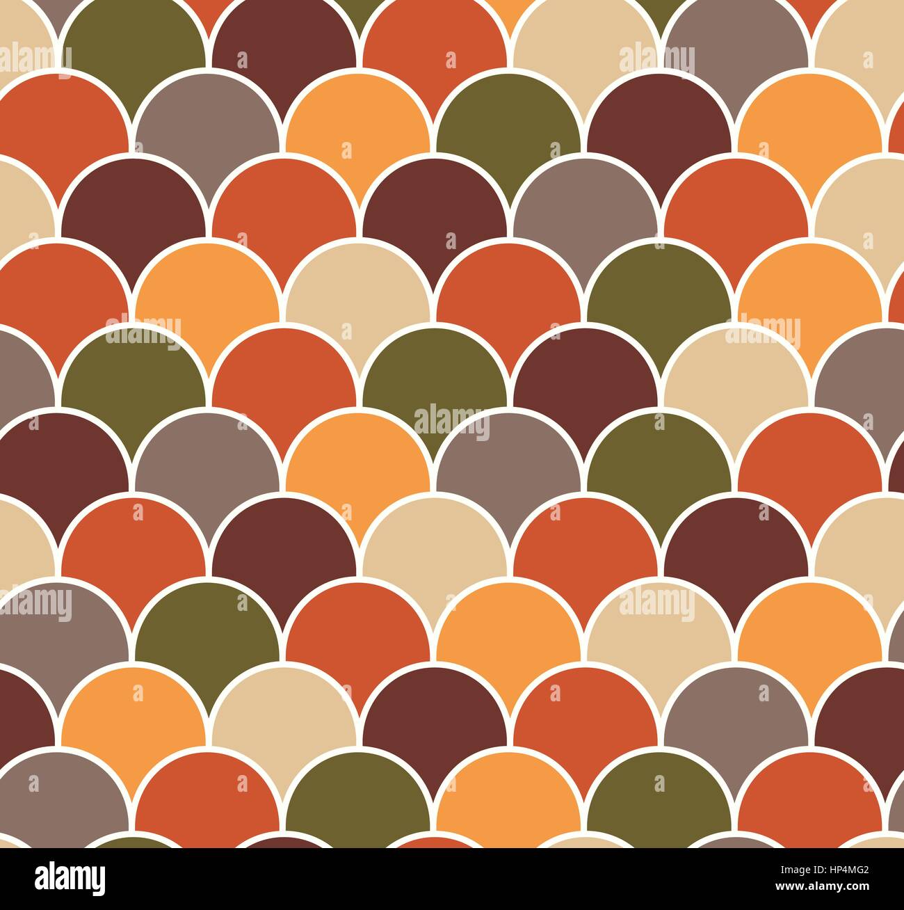 Modèle vectoriel continu de pétoncles Illustration de Vecteur