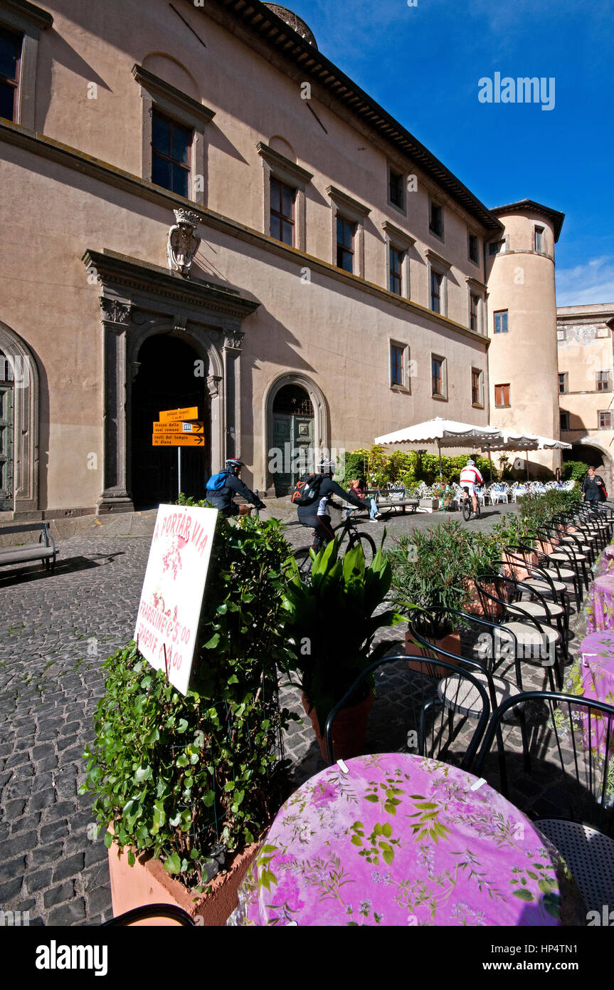 Nemi, le Palazzo Ruspoli, lazio, Italie Banque D'Images