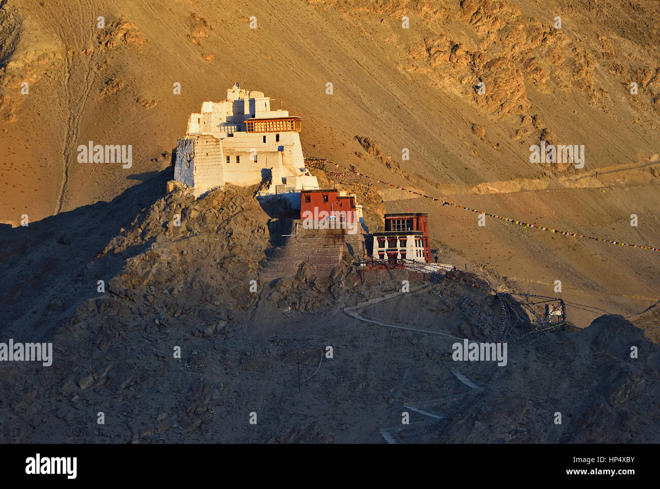 Monastère Namgyal Tsemo à Leh, Ladakh, Inde Banque D'Images