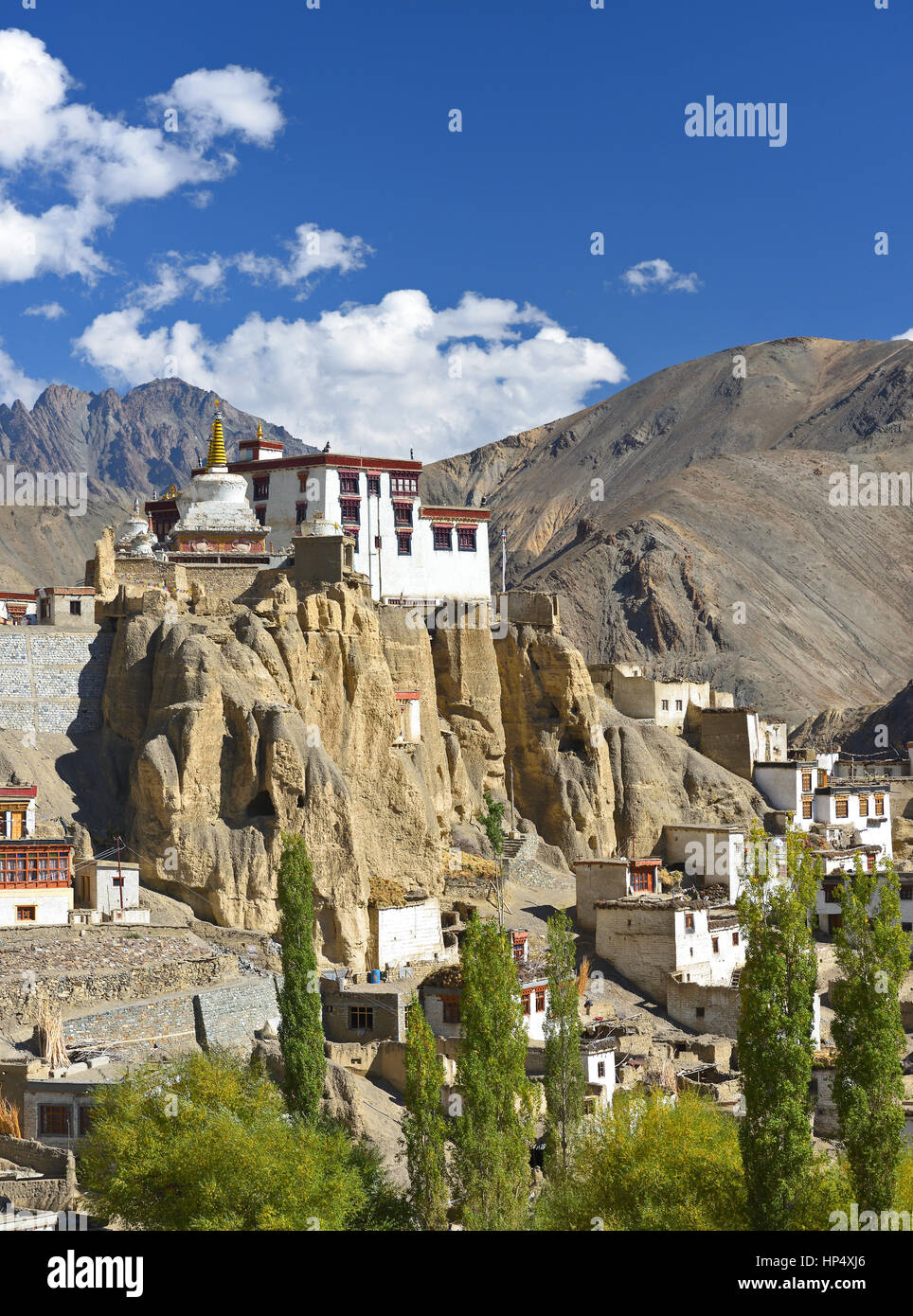 Lamayuru gompa à Leh ladakh Inde Banque D'Images