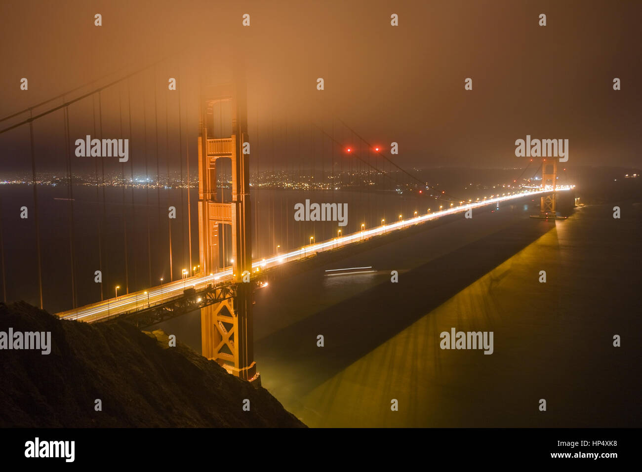 Golden Gate Bridge de San Francisco Banque D'Images