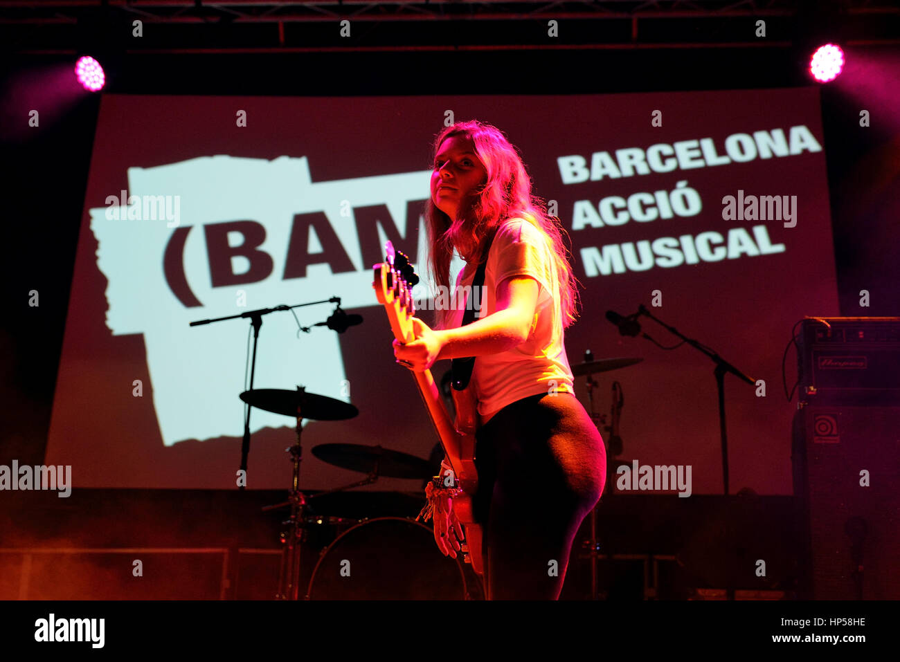 Barcelone - 18 sept : le deuil (band) en concert au Festival Bam le 18 septembre 2015 à Barcelone, Espagne. Banque D'Images