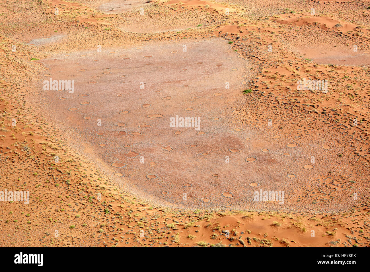 Les cercles de fées, Sesriem, Sossusvlei, Namib-Naukluft National Park, Namibie, Afrique Banque D'Images