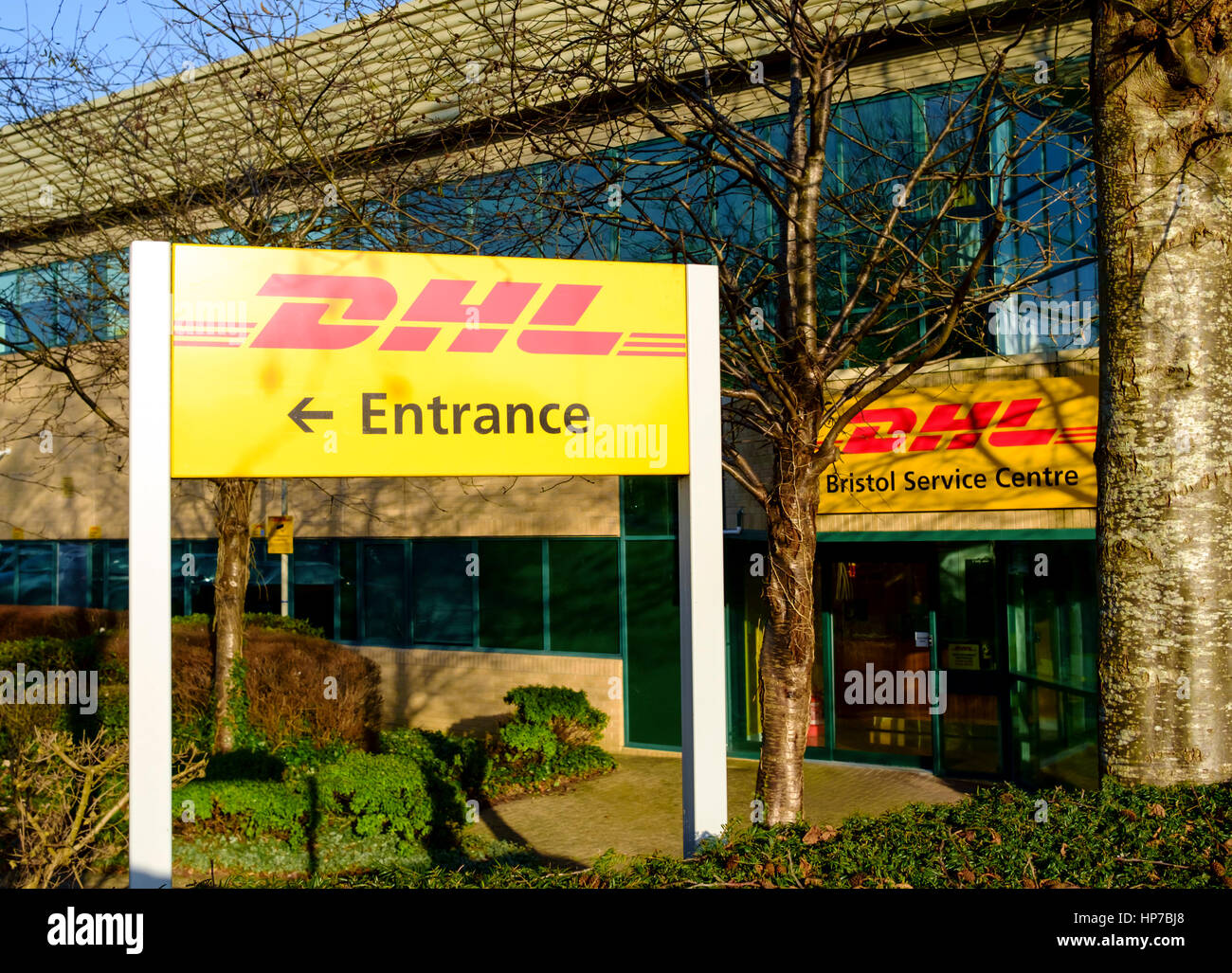 Bureaux DHL Bradley Stoke Bristol Banque D'Images