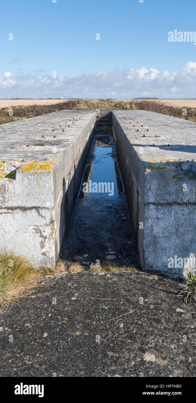 Barnes Wallis Rampe, Predannack Airfield Banque D'Images