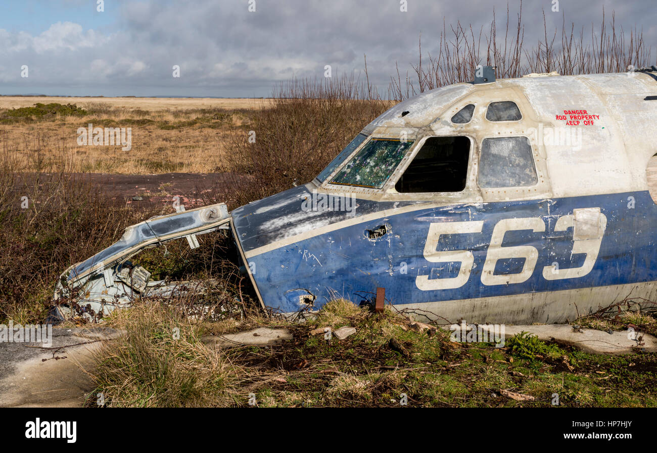 Jetstream T2, la cellule d'aide à la formation de la Royal Navy Banque D'Images
