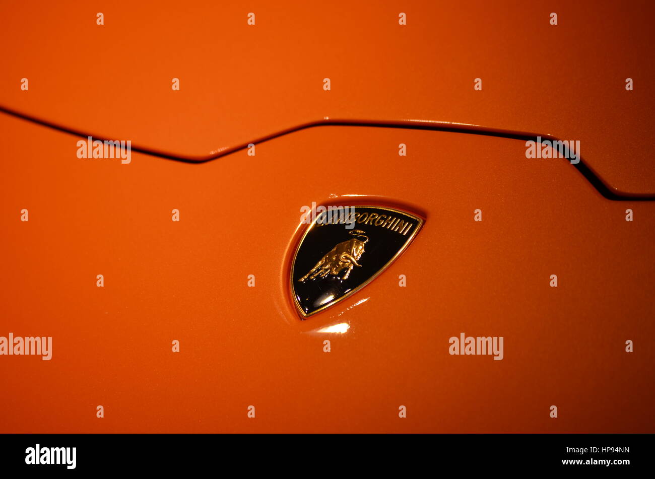 Logo Lamborghini Banque D'Images