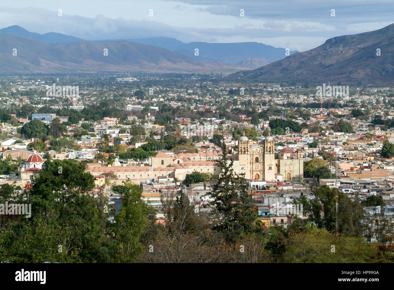 Voir à la ville d'Oaxaca au Mexique Banque D'Images