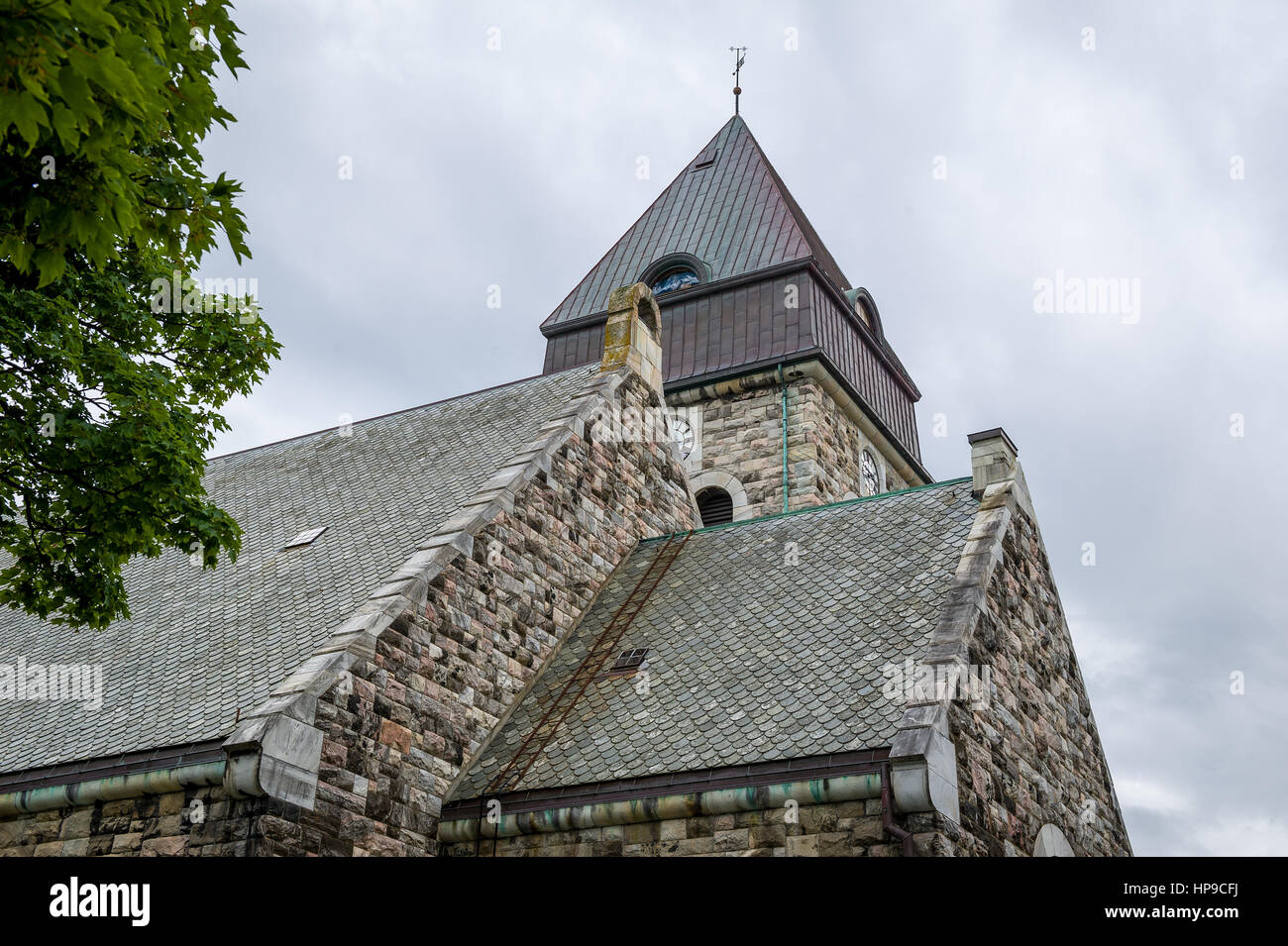 La cathédrale médiévale d'Alesund, Norvège Banque D'Images