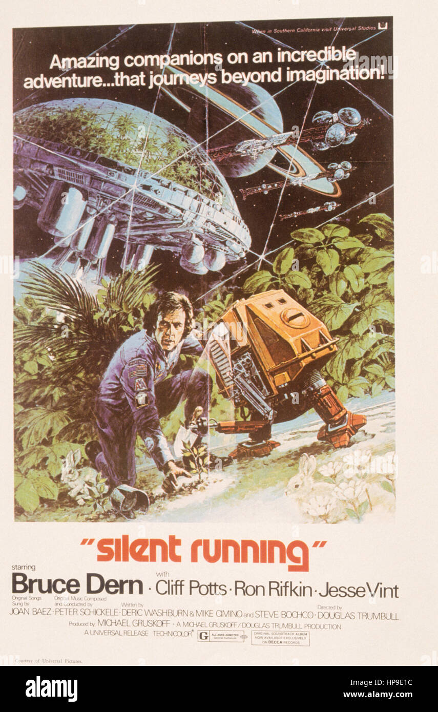 Fonctionnement silencieux,1972 Banque D'Images