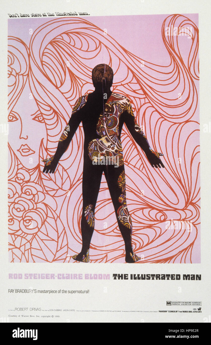 L'homme illustré,1969 Banque D'Images