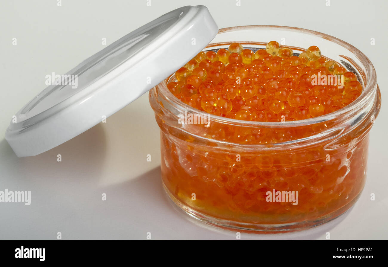 Kaviar im glas Banque D'Images