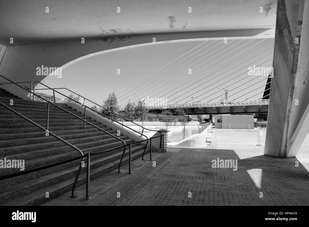 Museu de les Ciències Príncipe Felipe (Musée des sciences) à Valence, Espagne Banque D'Images