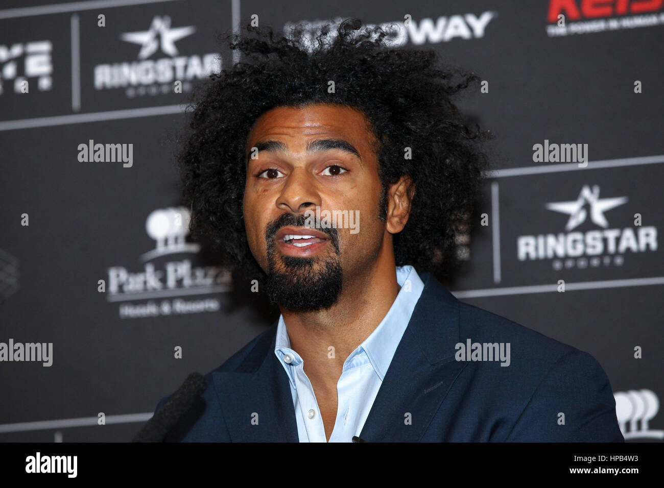 David Haye's Hayemaker Promotions signe un accord avec le géant de la promotion de la boxe Richard Schaefer à la forme Hayemaker Ringstar, une nouvelle société de promotion sur le point de changer le paysage de la promotion de la boxe. Avec : David Haye Où : London, Royaume-Uni Quand : 20 Jan 2017 : Crédit/WENN.com Dinendra Haria Banque D'Images