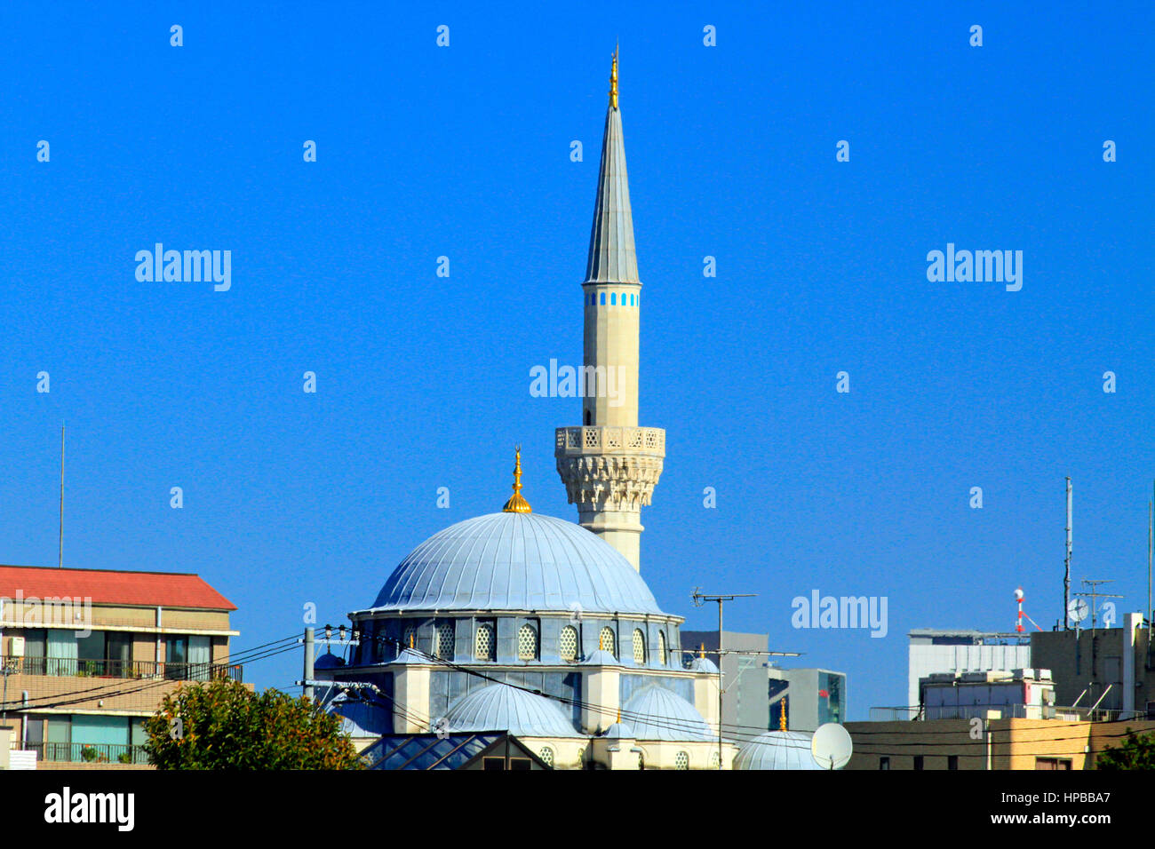 Japon Tokyo Shibuya Tokyo Camii Banque D'Images