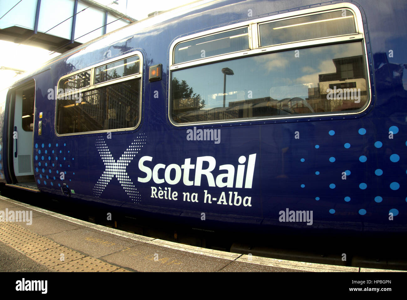 Abellio rail Scot gare Anniesland Banque D'Images