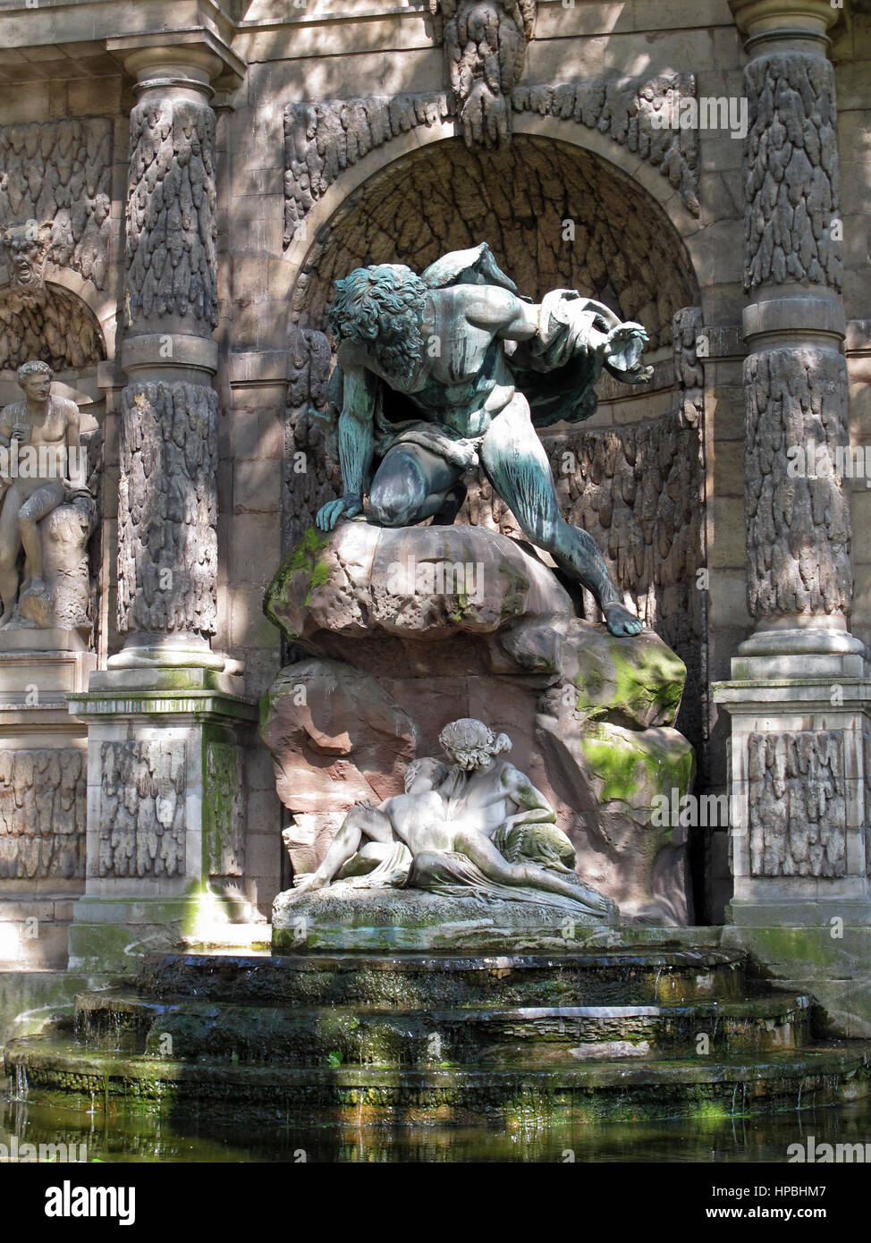 La fontaine Médicis dans le jardin du Luxembourg, Paris, France, Europe Banque D'Images