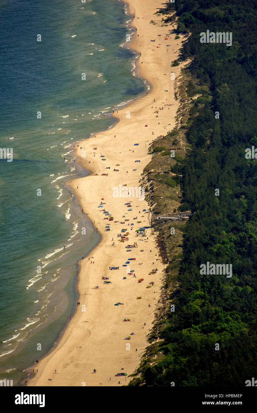 Kołobrzeg, Kolberg, côte de la mer Baltique, Województwo zachodniopomorskie, Pologne Banque D'Images