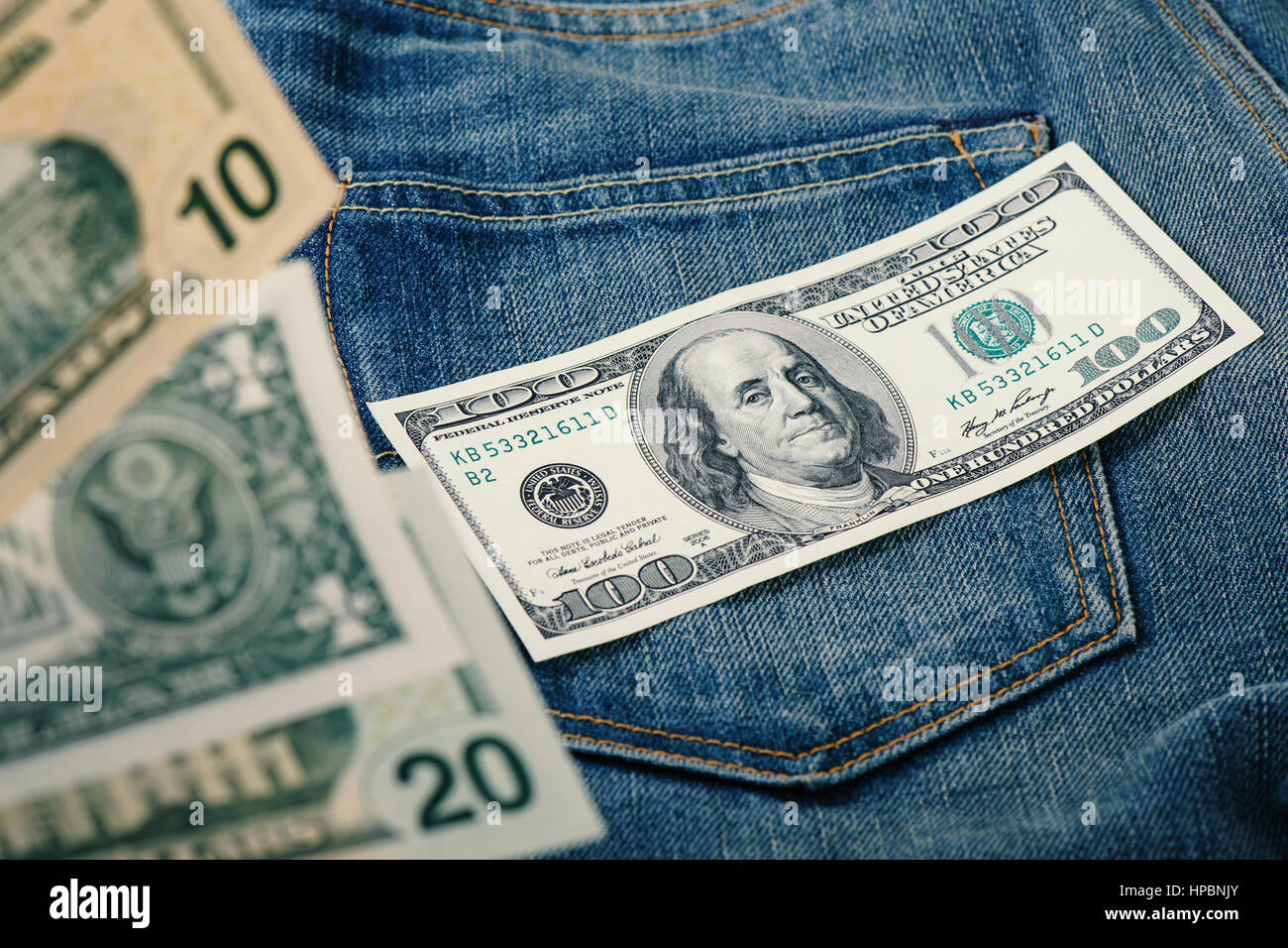 Libre aux États-Unis d'Amérique Dollar (US Dollars) Banque D'Images