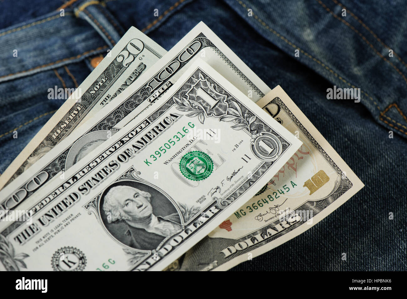 Libre aux États-Unis d'Amérique Dollar (US Dollars) Banque D'Images