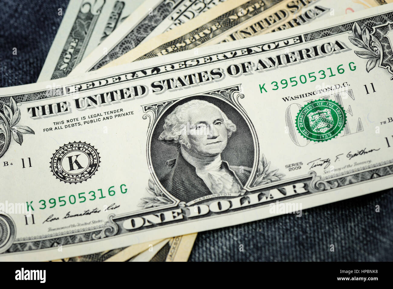 Libre aux États-Unis d'Amérique des dollars (dollars US) Banque D'Images