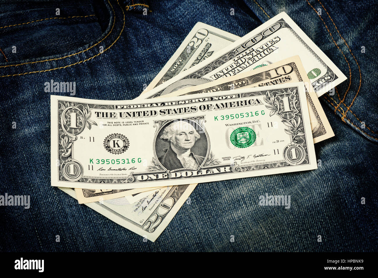 Libre aux États-Unis d'Amérique Dollar (US Dollars) Banque D'Images