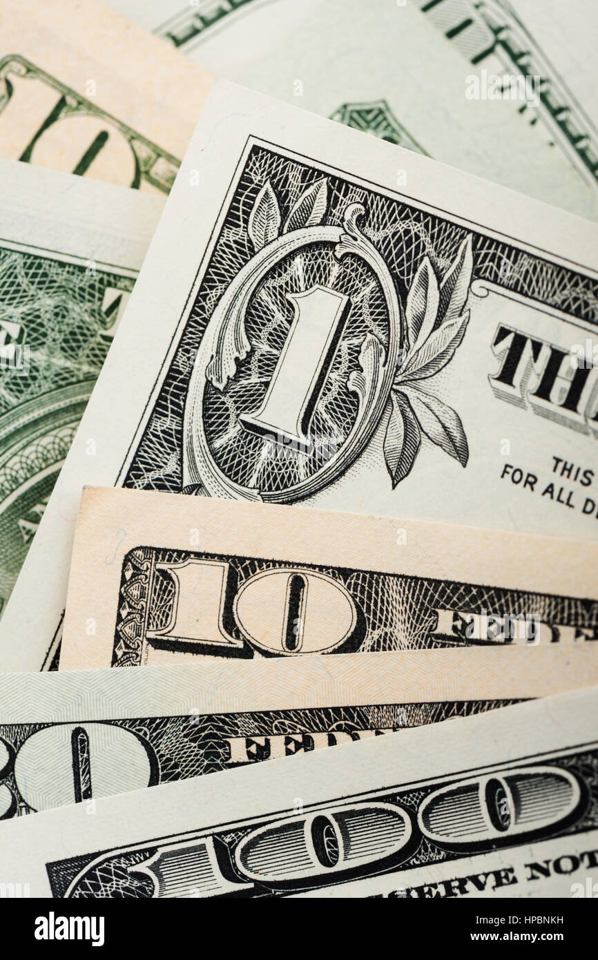 Libre aux États-Unis d'Amérique des dollars (dollars US) Banque D'Images