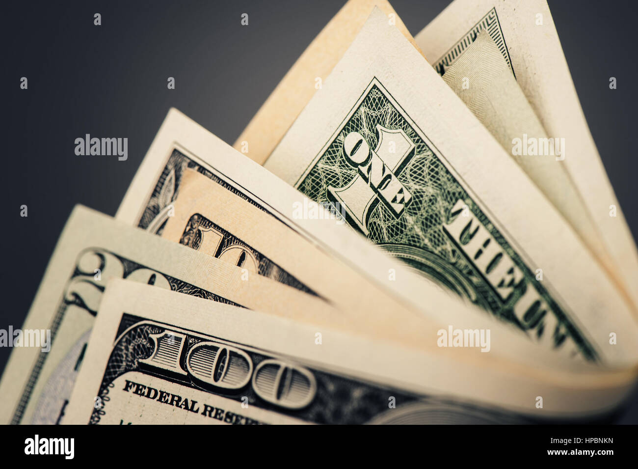 Libre aux États-Unis d'Amérique des dollars (dollars US) Banque D'Images