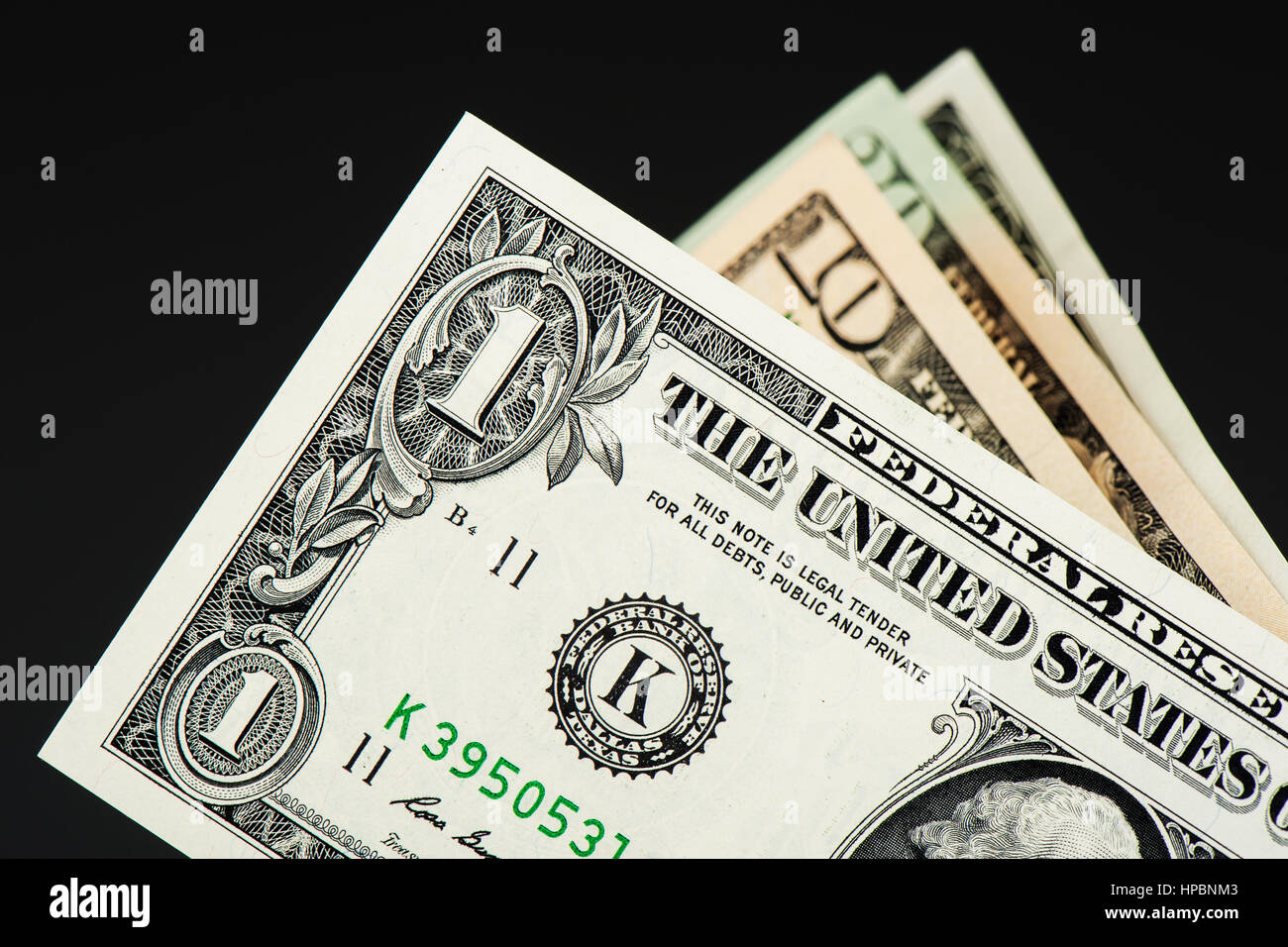 Libre aux États-Unis d'Amérique des dollars (dollars US) Banque D'Images