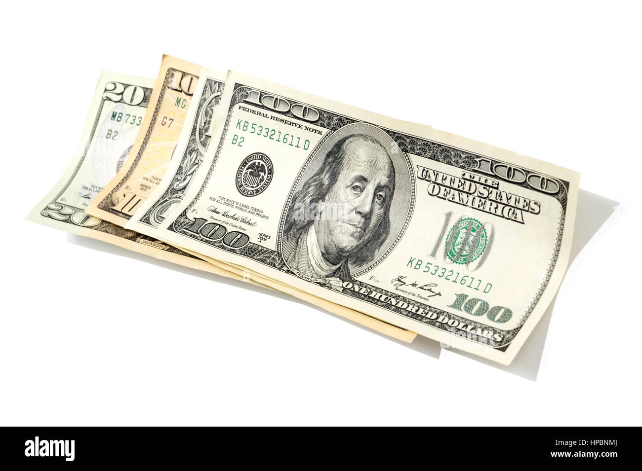 Libre aux États-Unis d'Amérique des dollars (dollars US) Banque D'Images