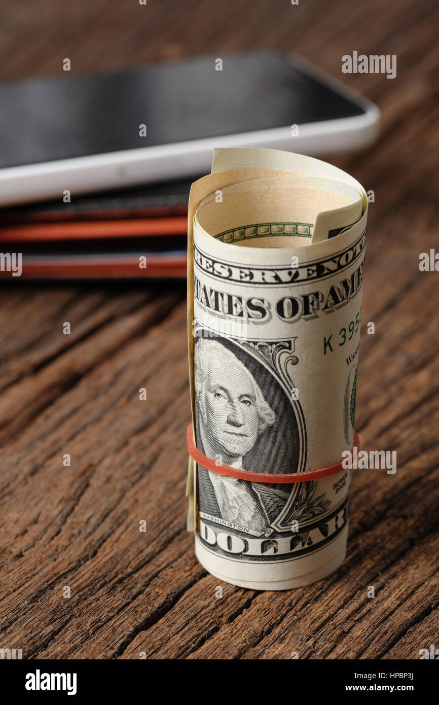 Libre aux États-Unis d'Amérique des dollars (dollars US) Banque D'Images