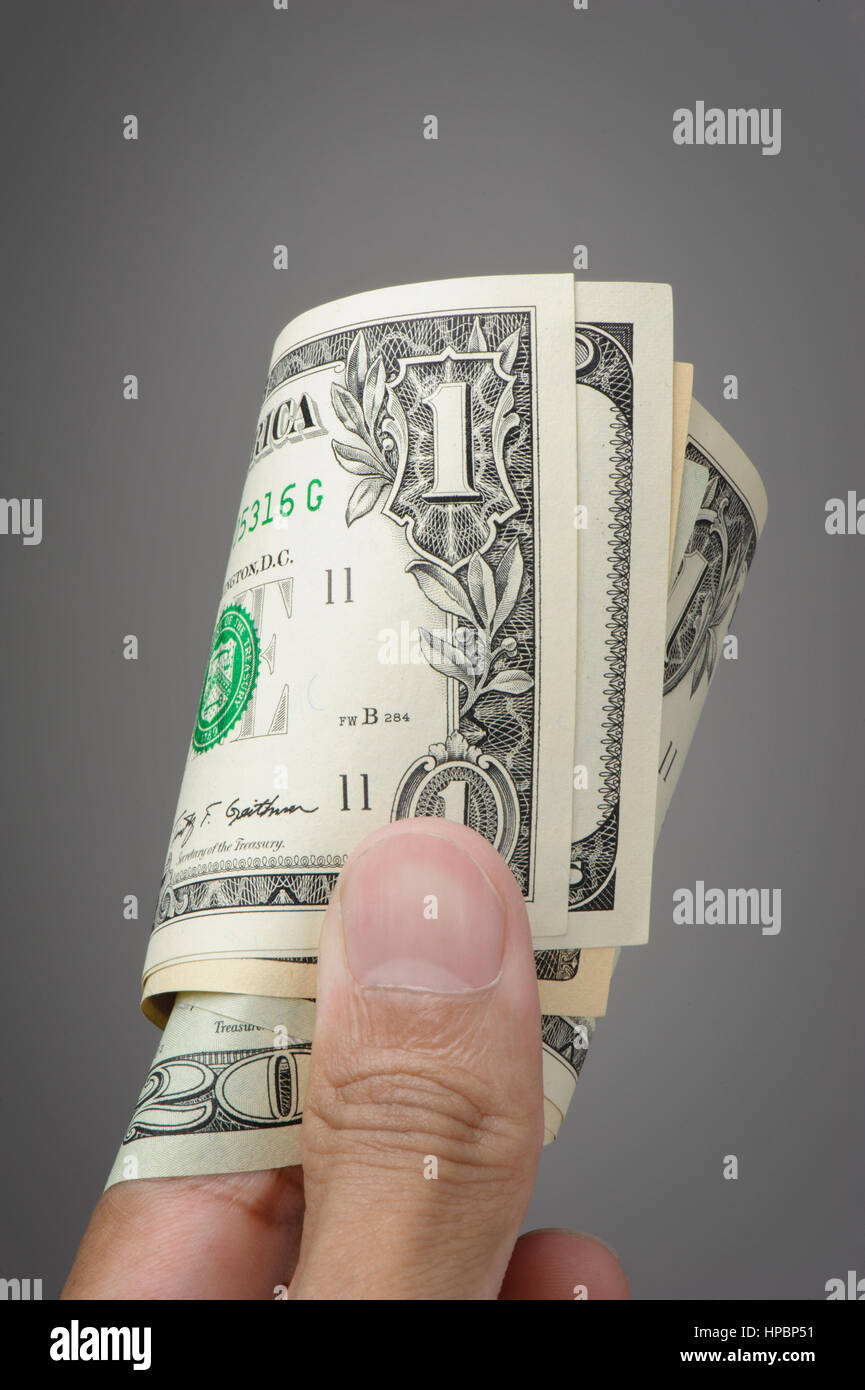 Libre aux États-Unis d'Amérique des dollars (dollars US) Banque D'Images