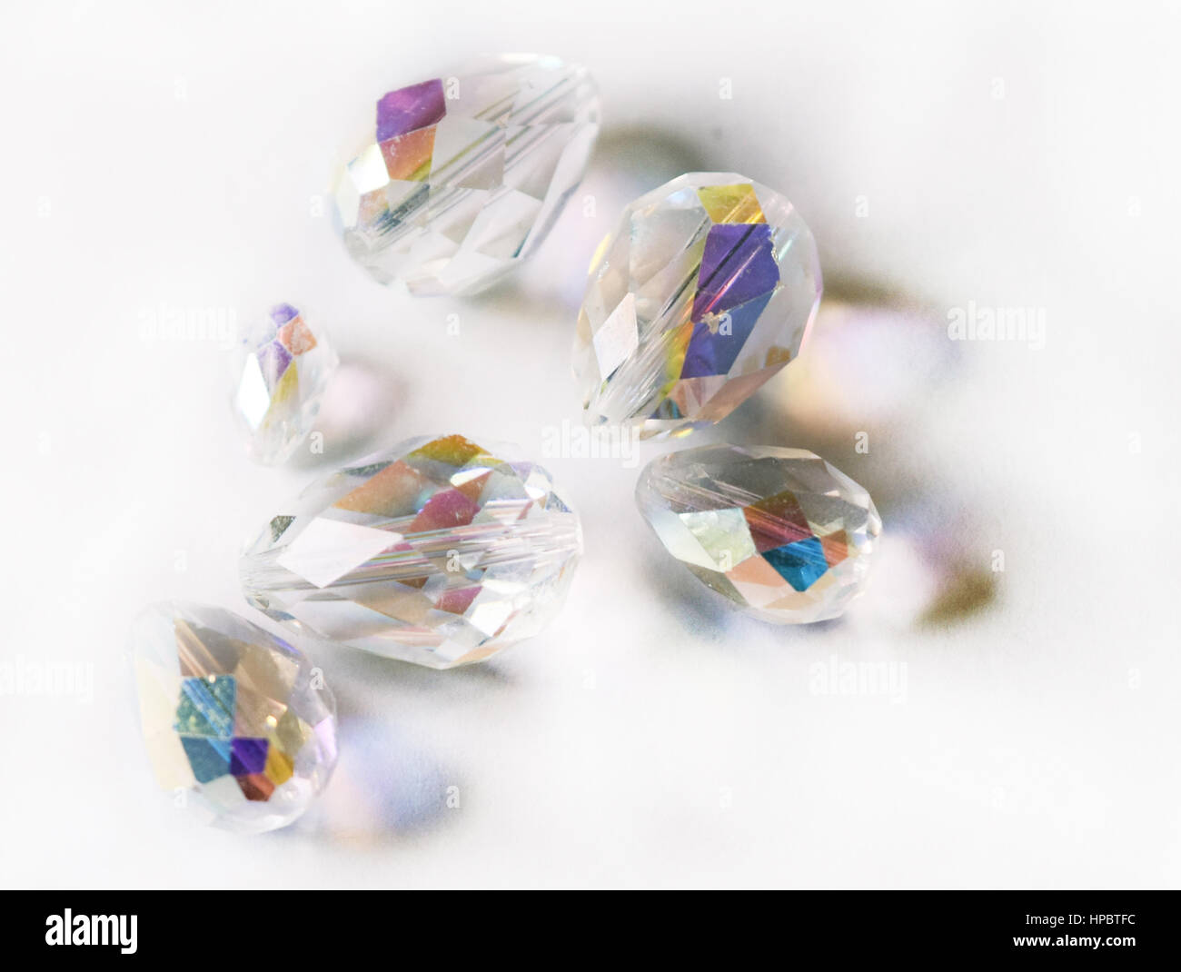 Perles en cristal Banque D'Images