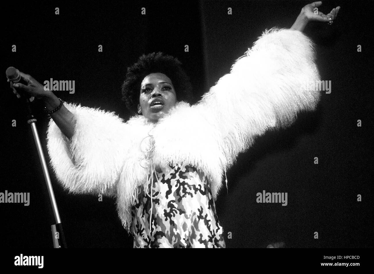 Macy Gray, V2000, Hylands Park, Chelmsford, Essex, Grande-Bretagne - août 2000 Banque D'Images