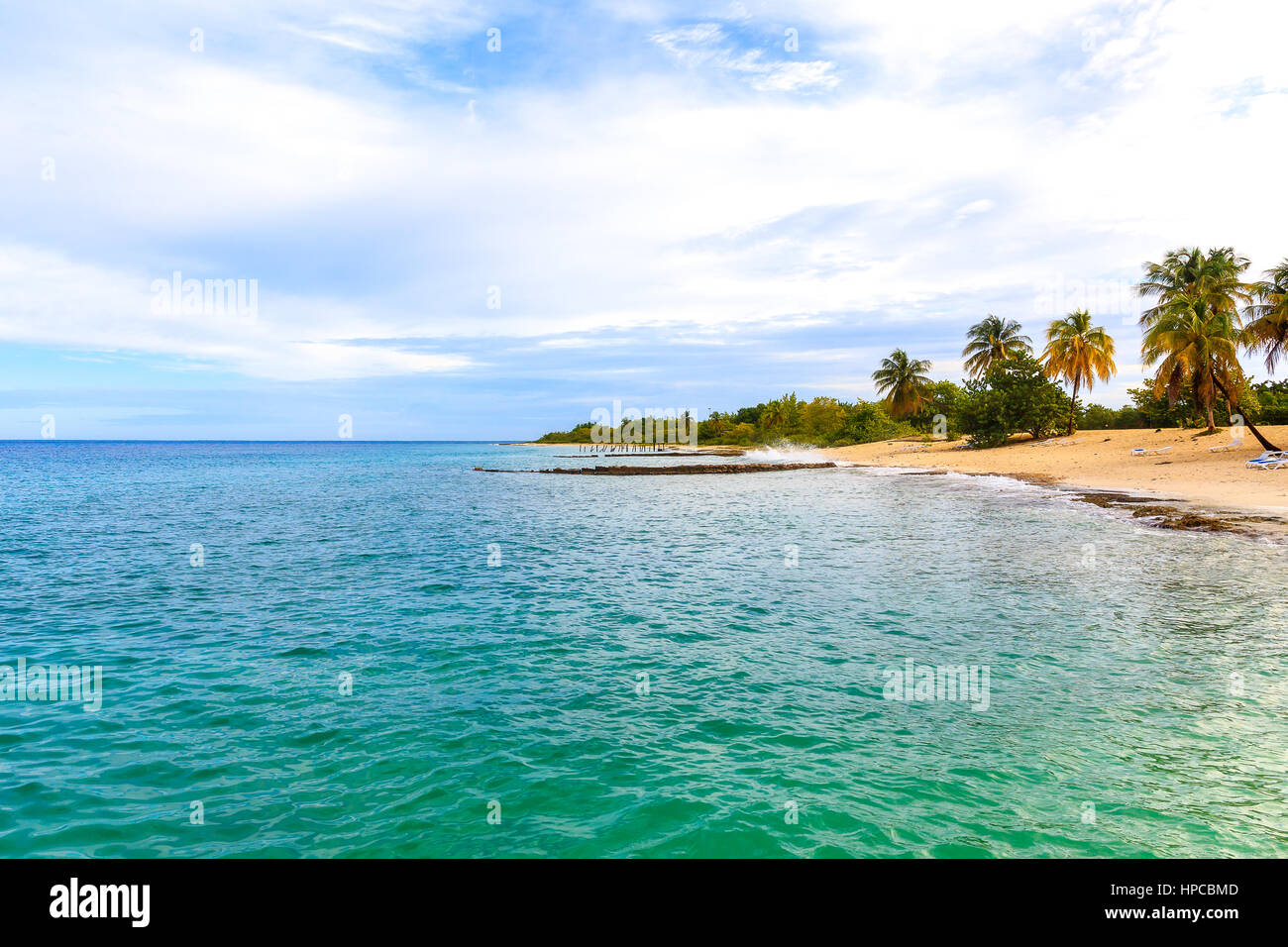 La plage de Maria La Gorda dans la province de Pinar del Rio Banque D'Images