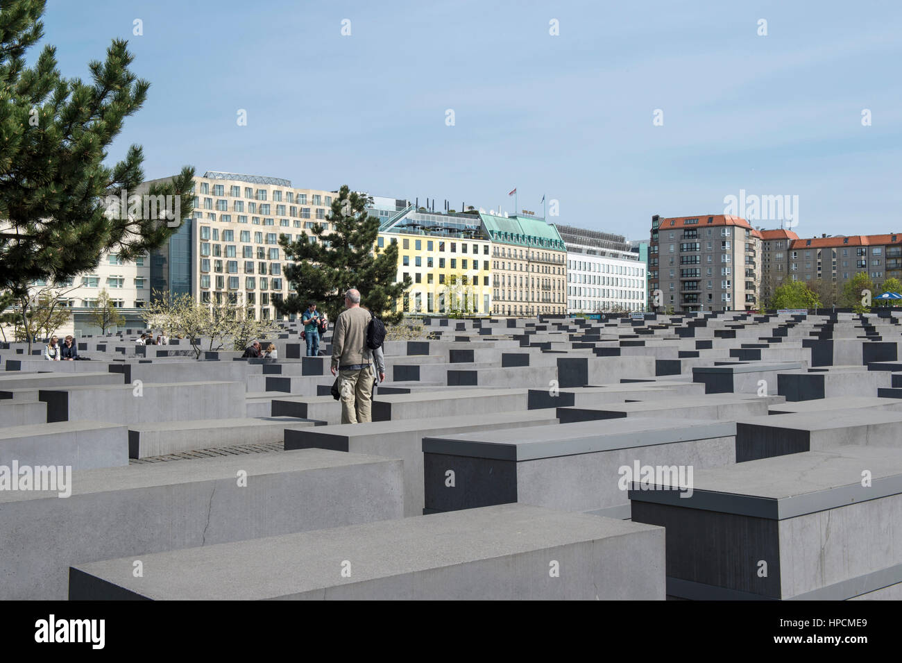 Allemagne,Berlin,Holocaust Mahnmal Banque D'Images