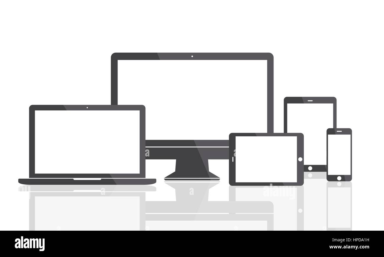 Appareil numérique techno électronique vector illustration Illustration de Vecteur