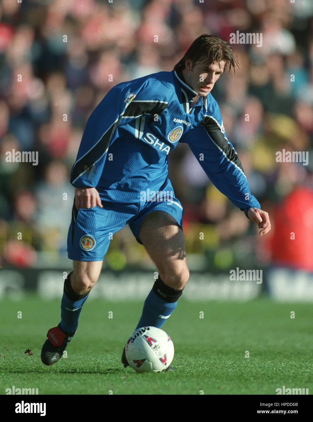 Photo de presse vintage Football Manchester United Beckham 7
