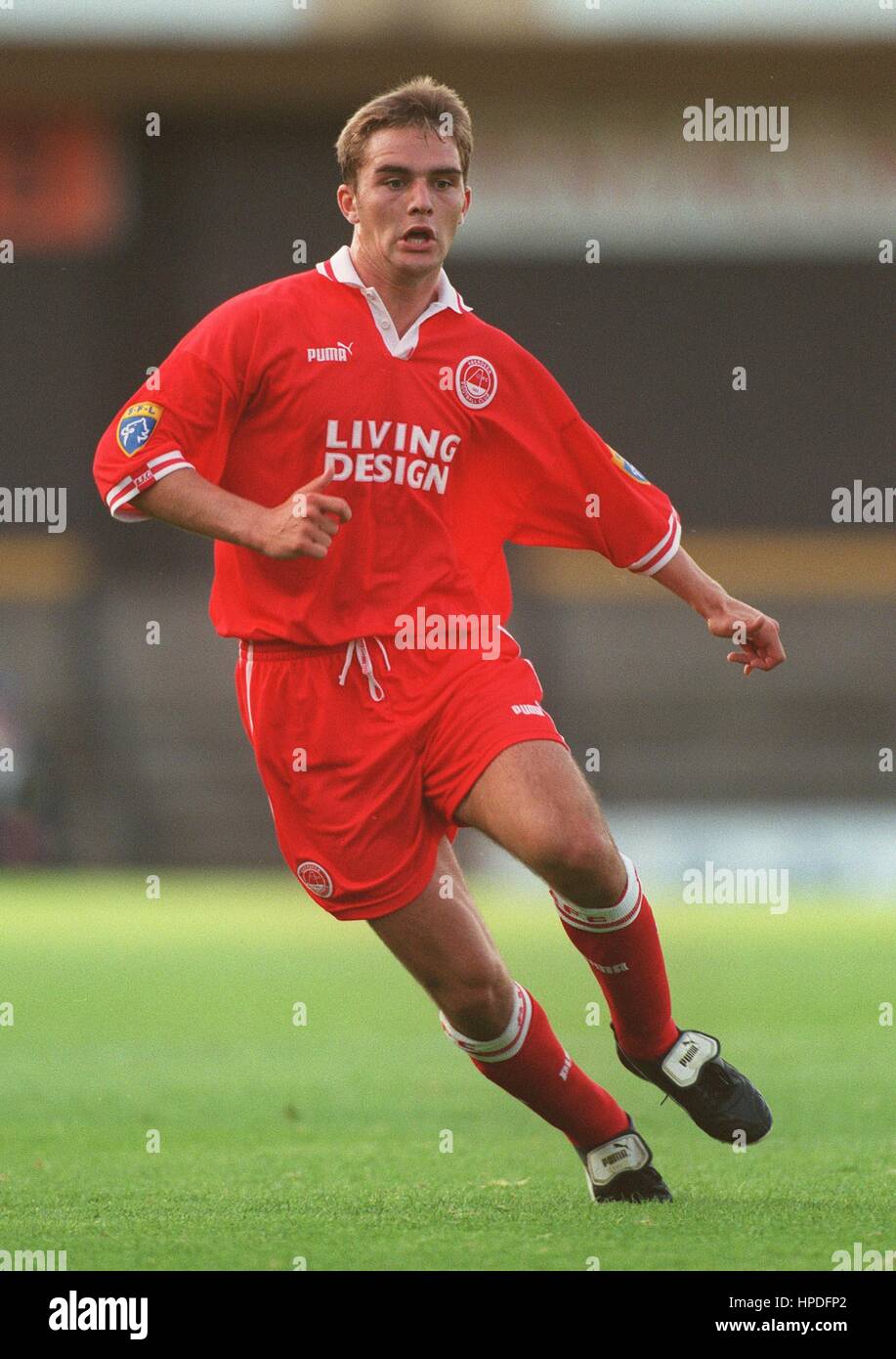 DAVID ROWSON ABERDEEN FC 22 Juillet 1997 Banque D'Images