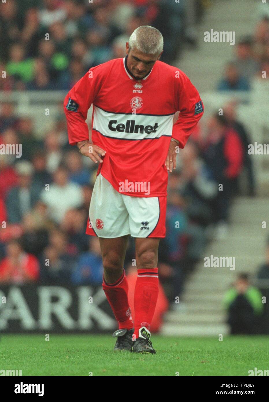 FABRIZIO RAVANELLI MIDDLESBROUGH FC 24 Août 1997 Banque D'Images